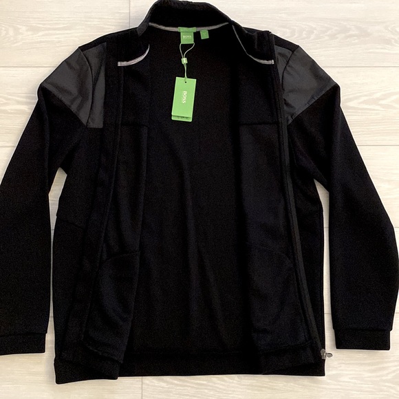 Hugo Boss Jacket Sweater Black New - Picture 5 of 7